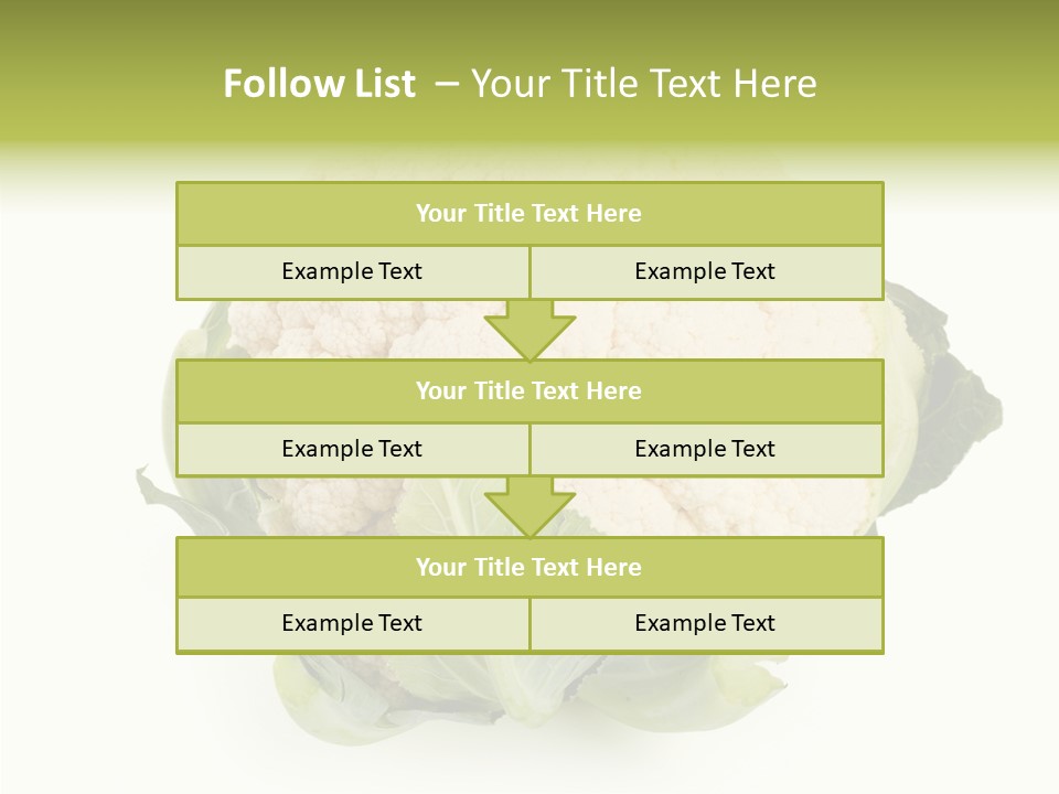 Healthful Fresh Food PowerPoint Template