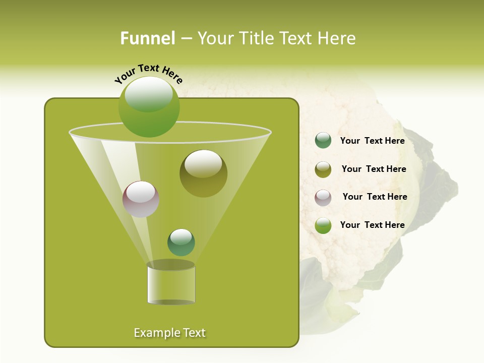 Healthful Fresh Food PowerPoint Template