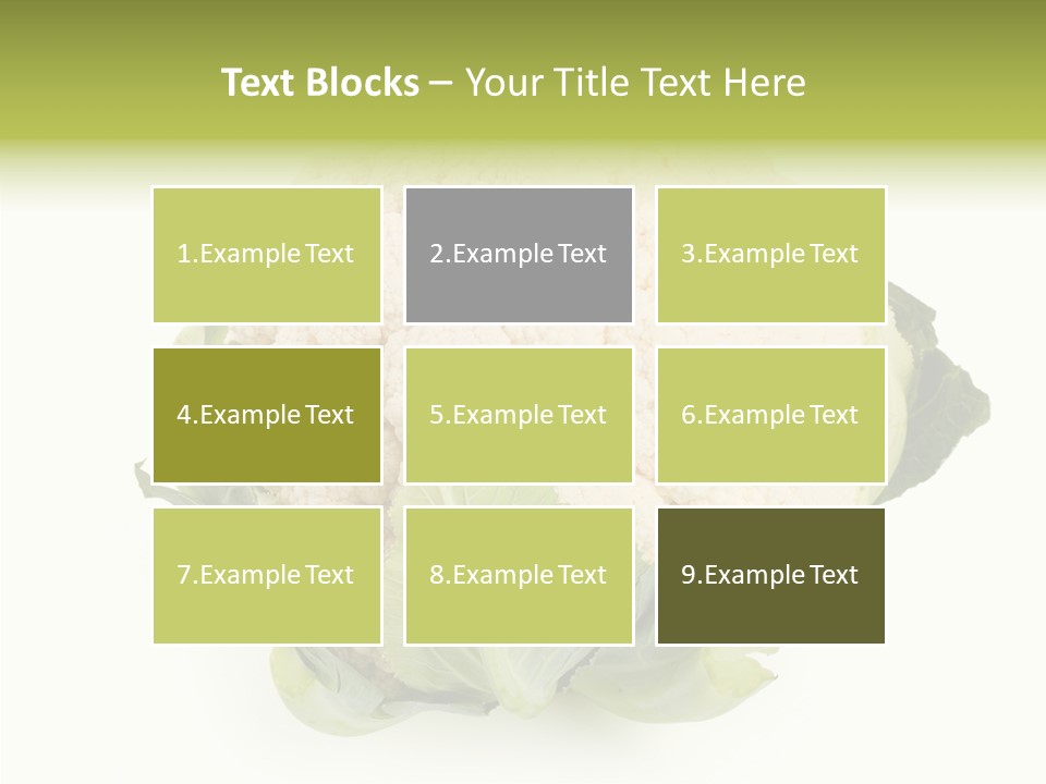 Healthful Fresh Food PowerPoint Template