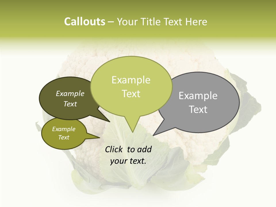 Healthful Fresh Food PowerPoint Template
