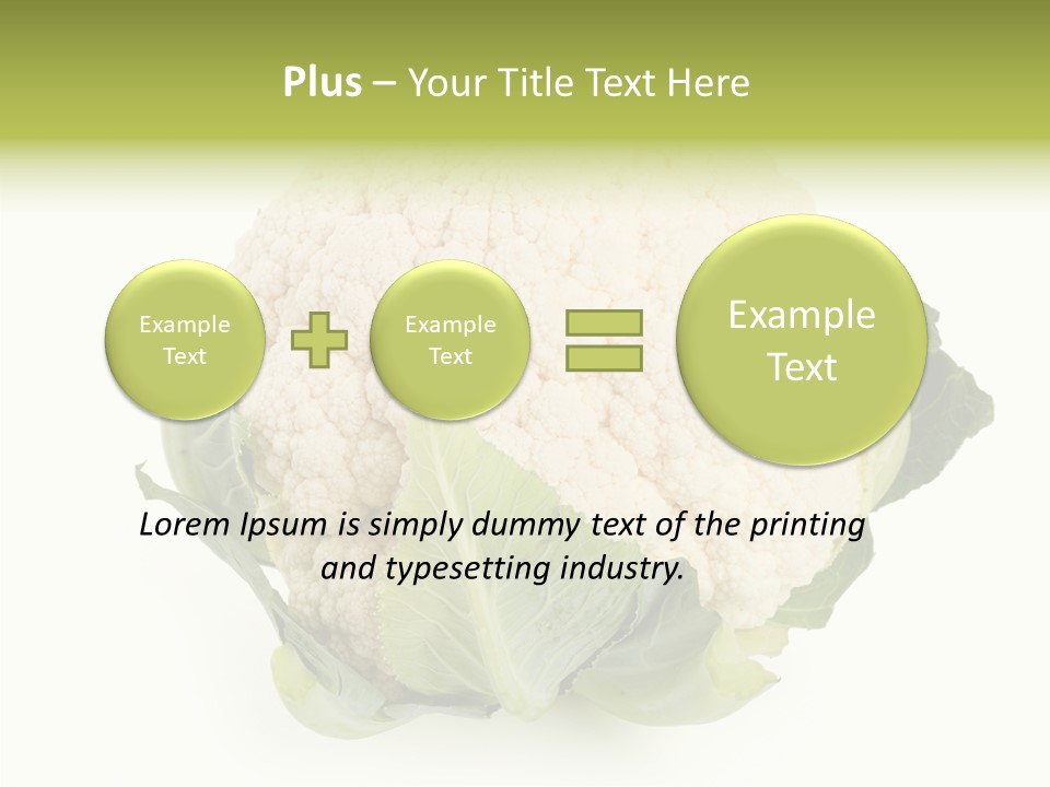 Healthful Fresh Food PowerPoint Template