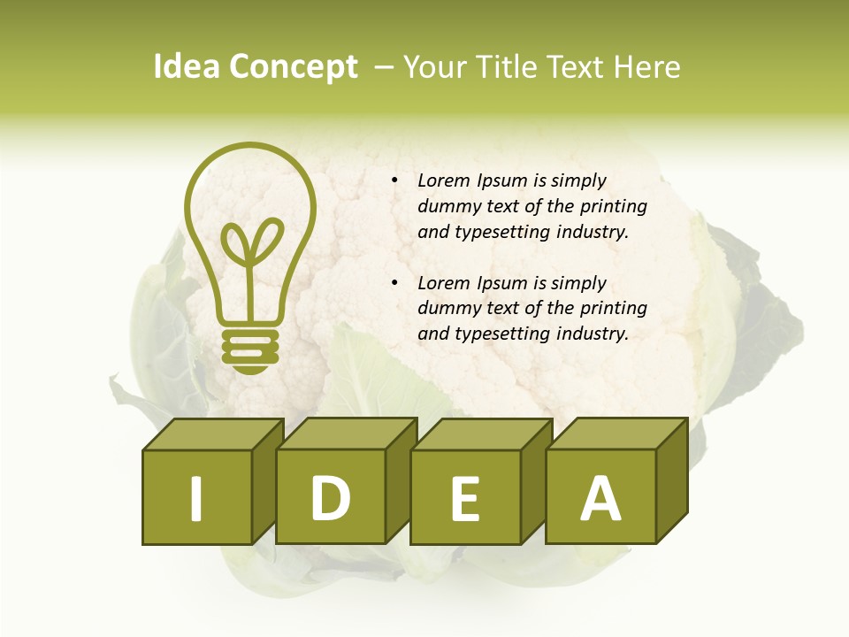 Healthful Fresh Food PowerPoint Template