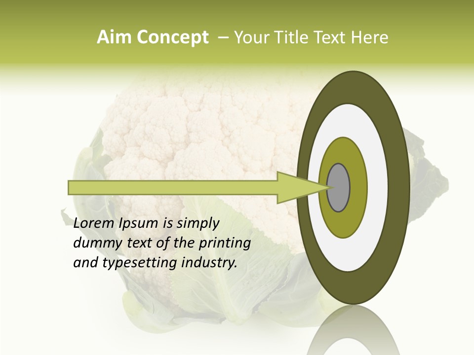 Healthful Fresh Food PowerPoint Template