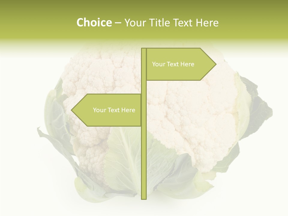 Healthful Fresh Food PowerPoint Template