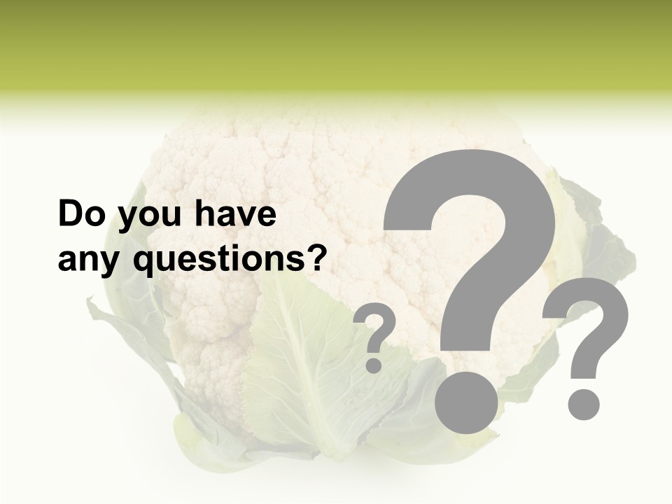 Healthful Fresh Food PowerPoint Template