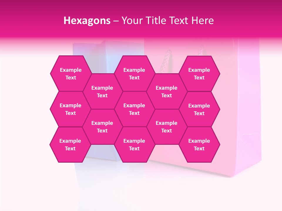 Bag Shop Blue PowerPoint Template