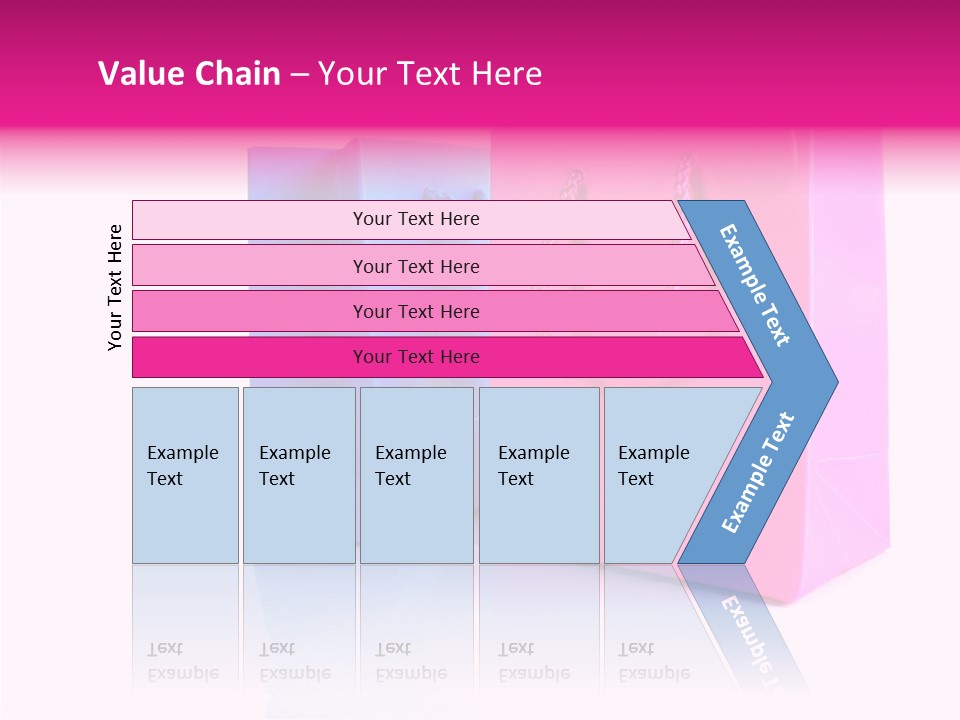 Bag Shop Blue PowerPoint Template