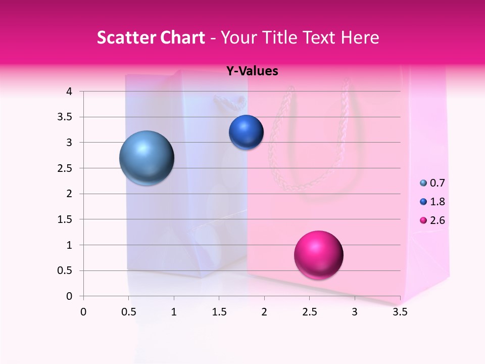 Bag Shop Blue PowerPoint Template