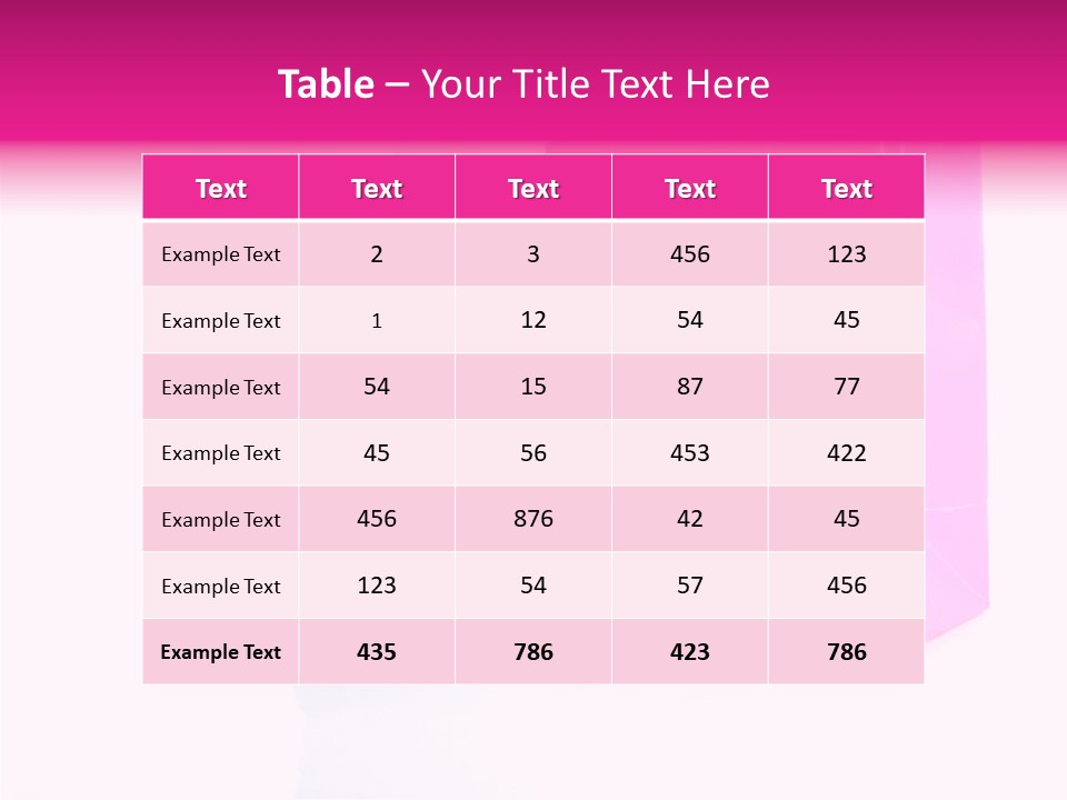 Bag Shop Blue PowerPoint Template