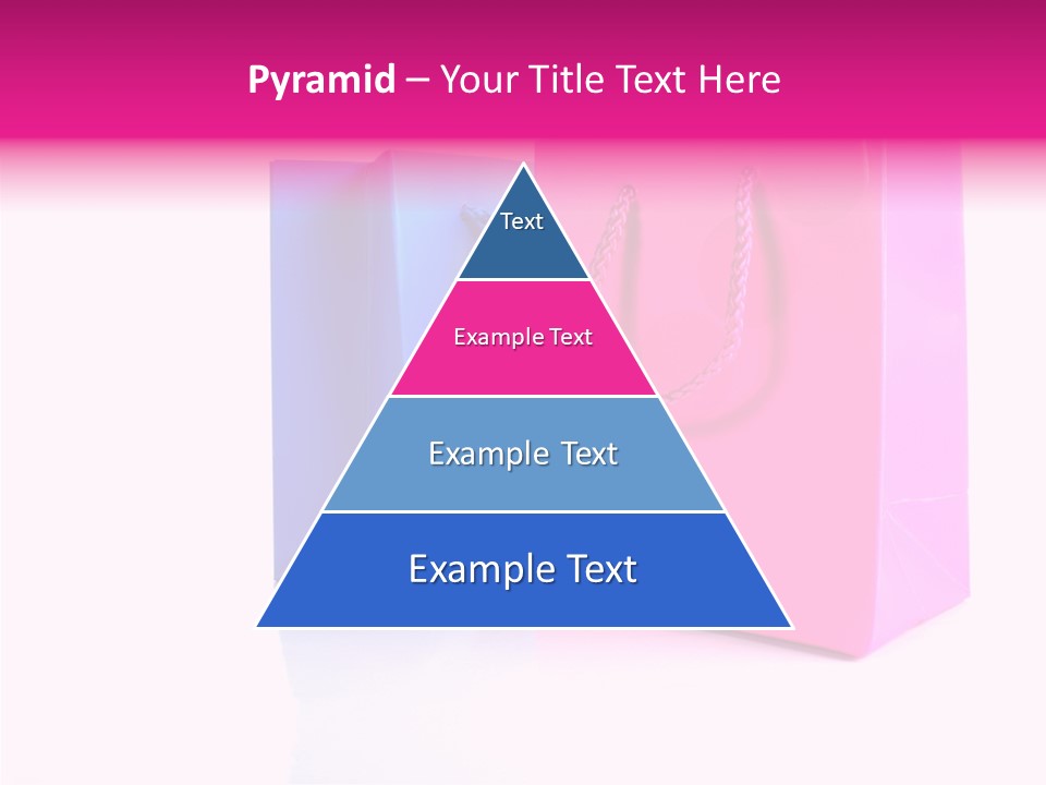 Bag Shop Blue PowerPoint Template