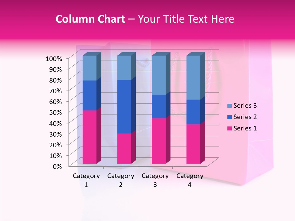 Bag Shop Blue PowerPoint Template