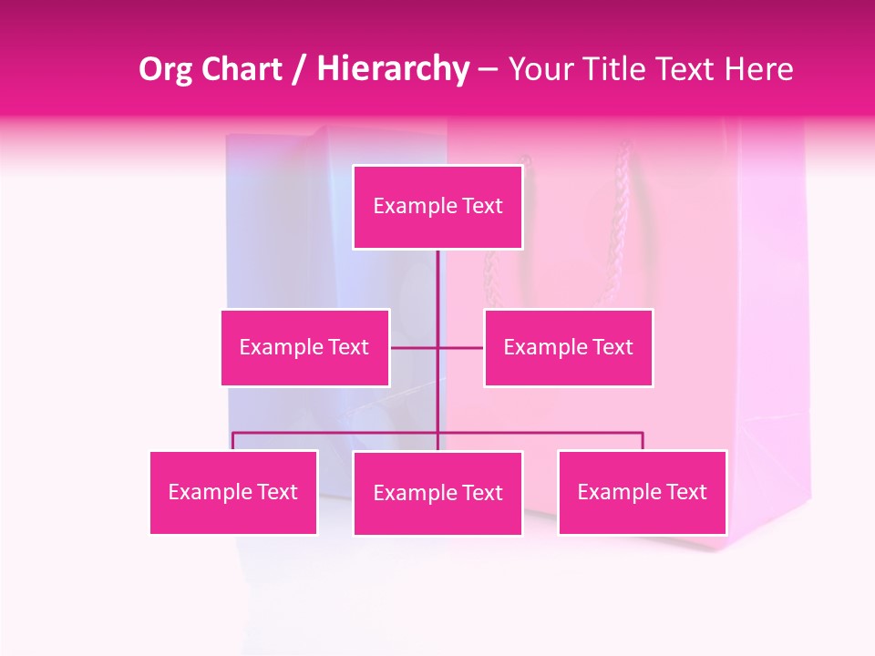 Bag Shop Blue PowerPoint Template