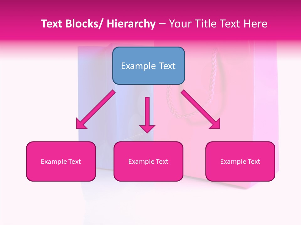 Bag Shop Blue PowerPoint Template