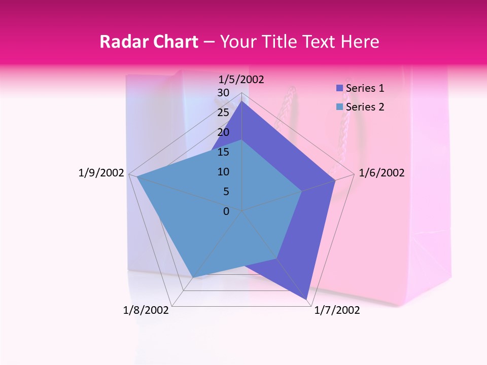 Bag Shop Blue PowerPoint Template