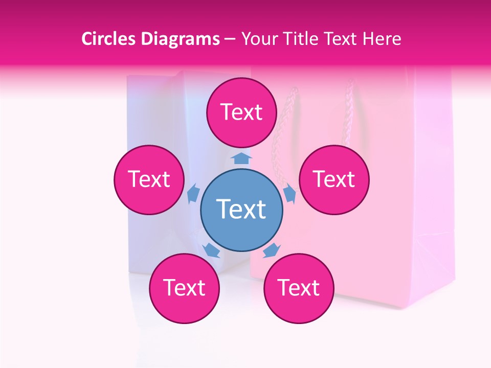 Bag Shop Blue PowerPoint Template