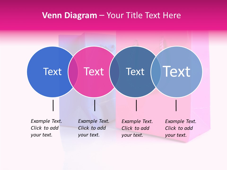 Bag Shop Blue PowerPoint Template