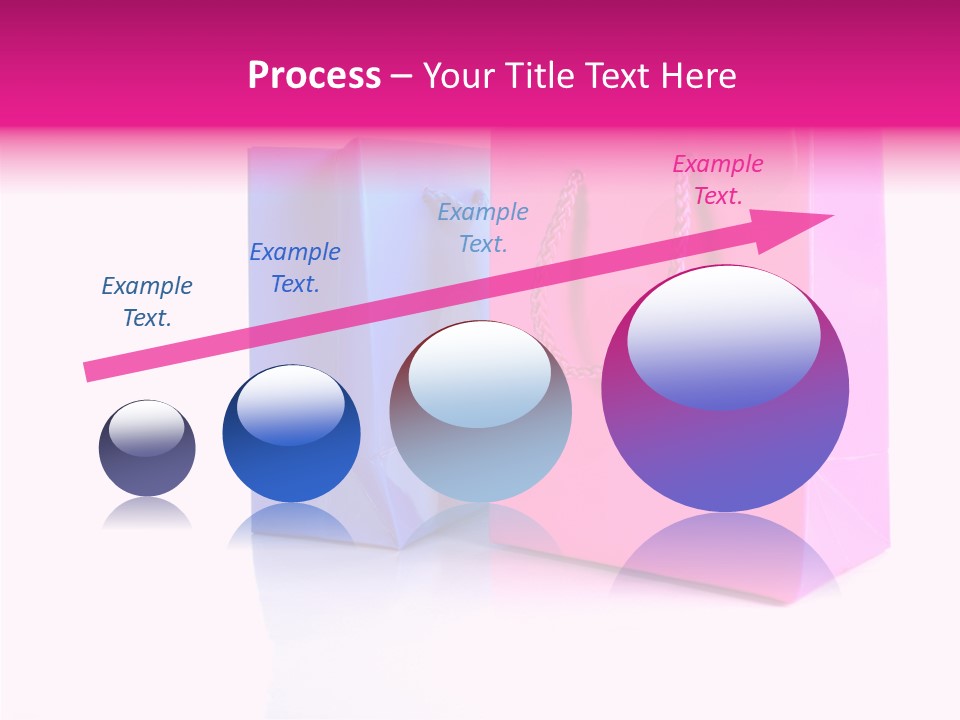 Bag Shop Blue PowerPoint Template