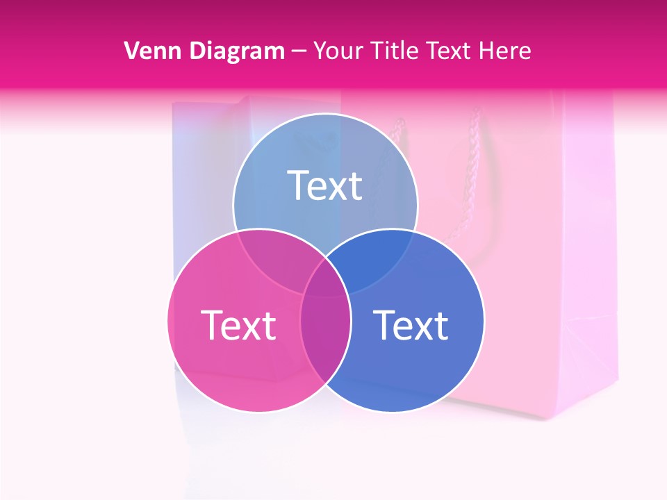 Bag Shop Blue PowerPoint Template