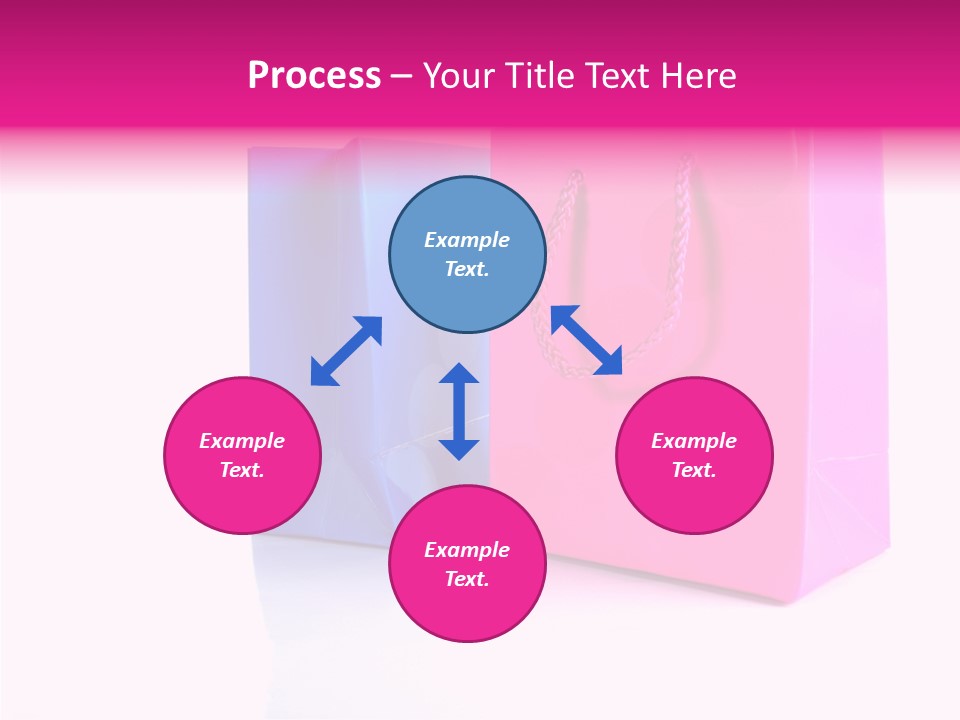 Bag Shop Blue PowerPoint Template