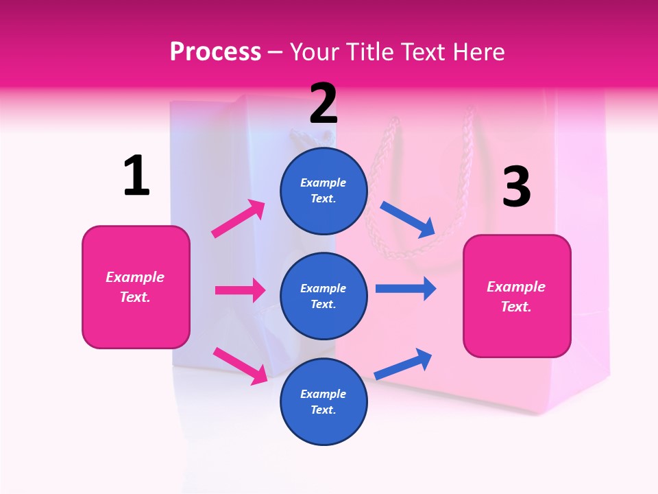 Bag Shop Blue PowerPoint Template