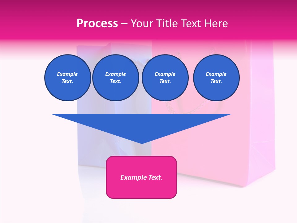 Bag Shop Blue PowerPoint Template