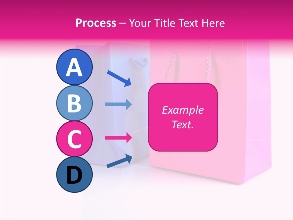 Bag Shop Blue PowerPoint Template