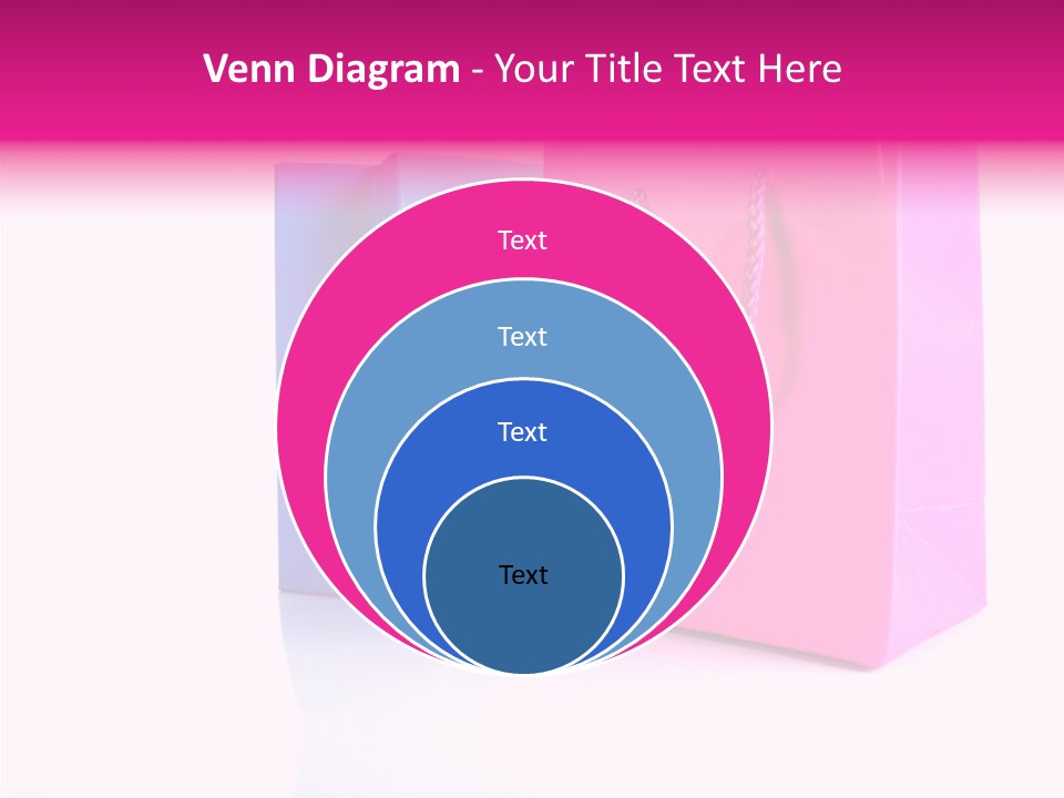 Bag Shop Blue PowerPoint Template