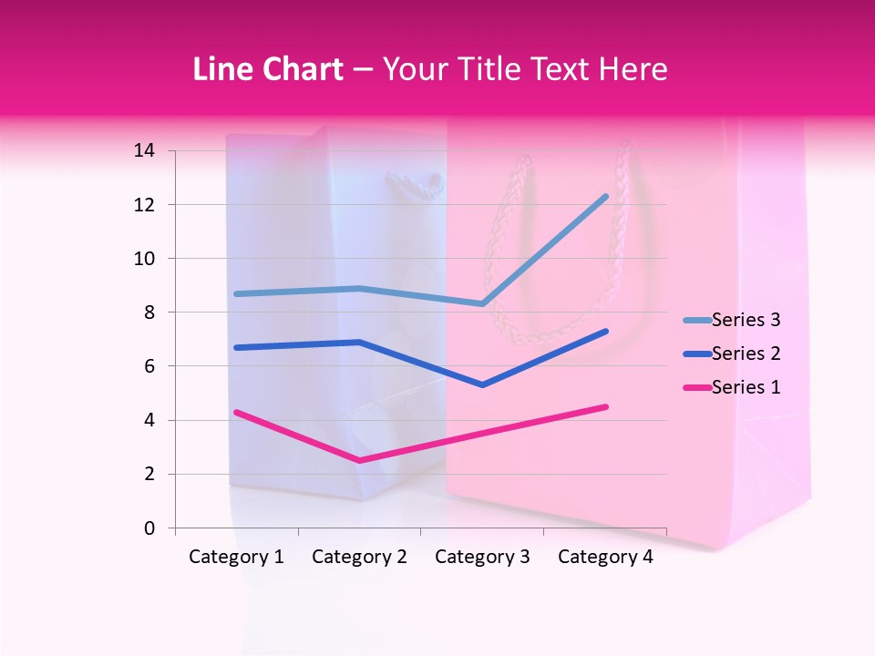 Bag Shop Blue PowerPoint Template