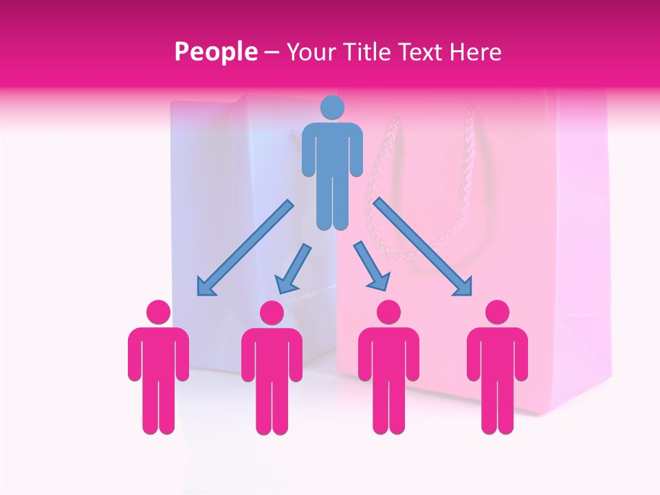 Bag Shop Blue PowerPoint Template