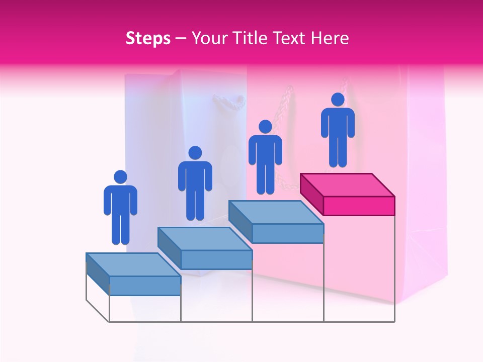 Bag Shop Blue PowerPoint Template