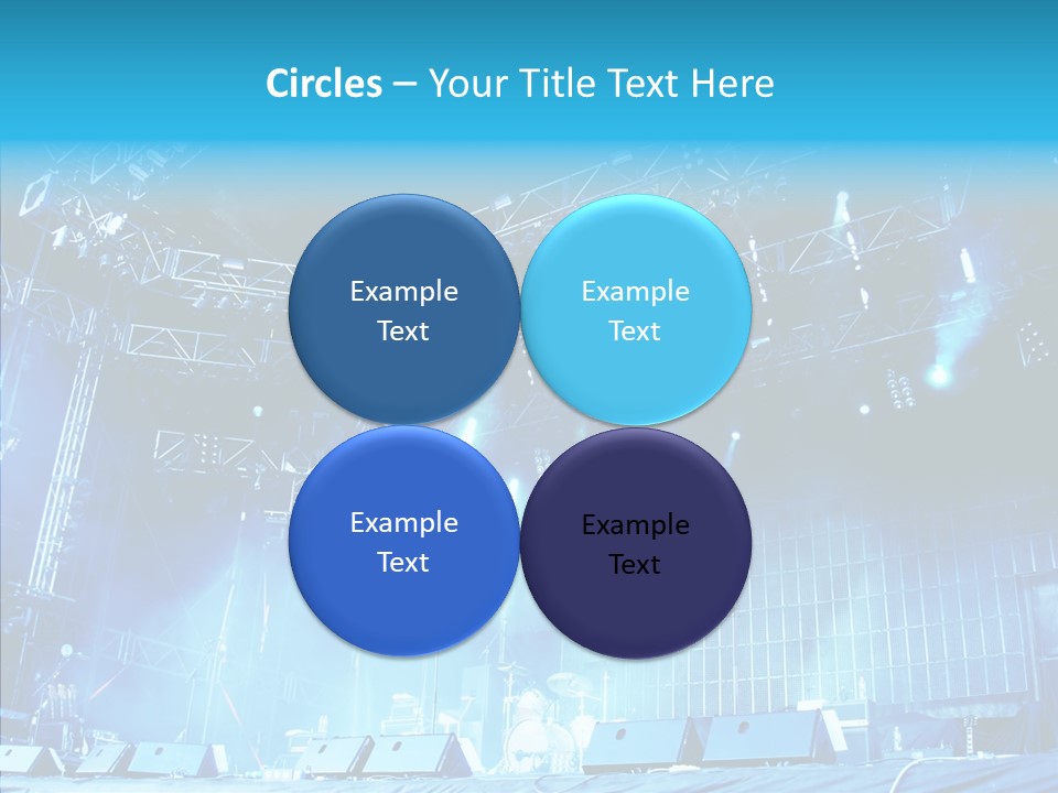 Equipment Showbiz Fest PowerPoint Template