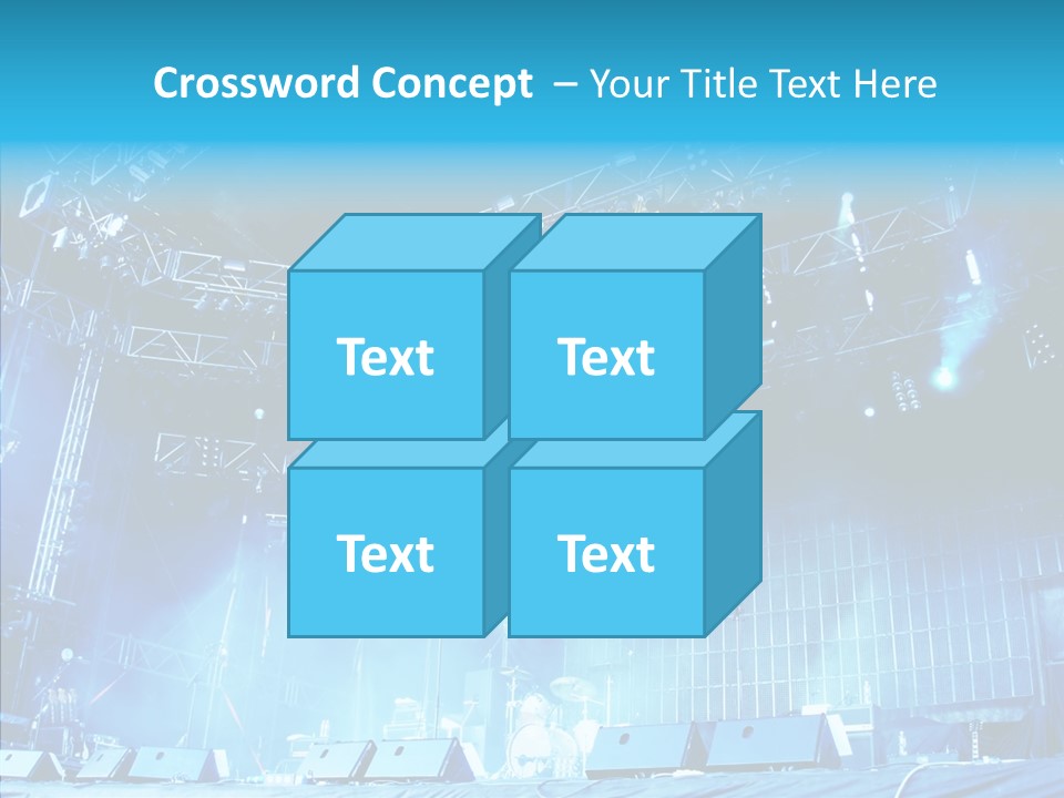 Equipment Showbiz Fest PowerPoint Template