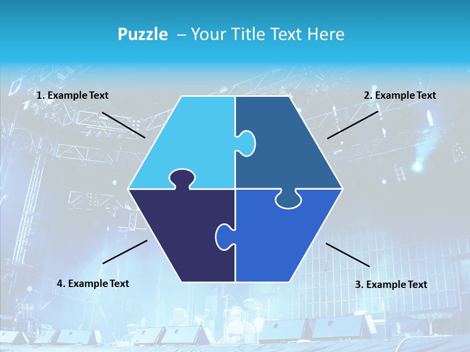 Equipment Showbiz Fest PowerPoint Template