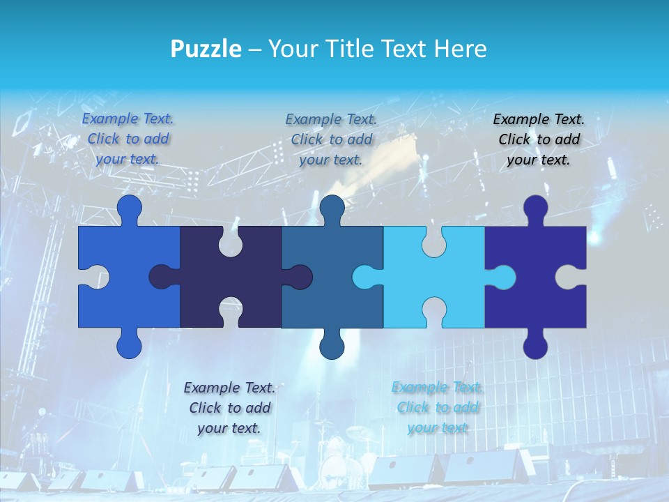 Equipment Showbiz Fest PowerPoint Template