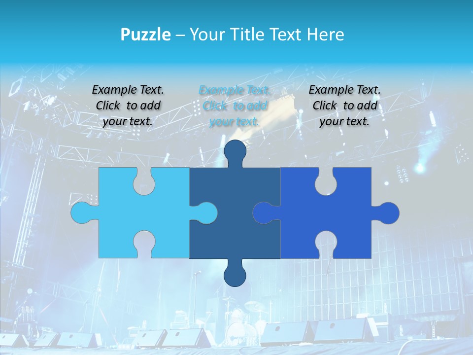 Equipment Showbiz Fest PowerPoint Template