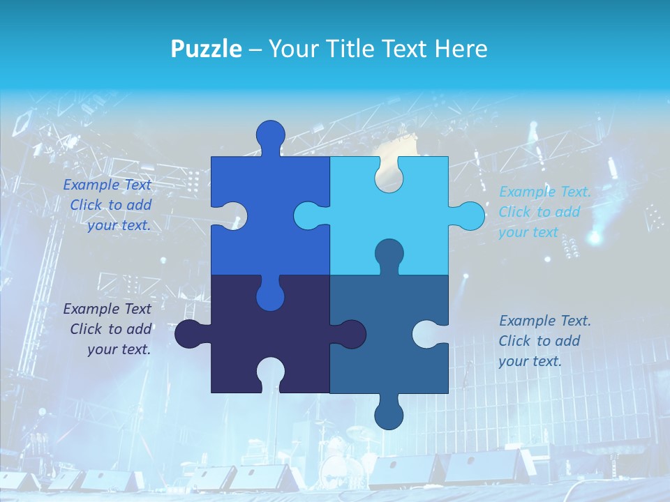 Equipment Showbiz Fest PowerPoint Template