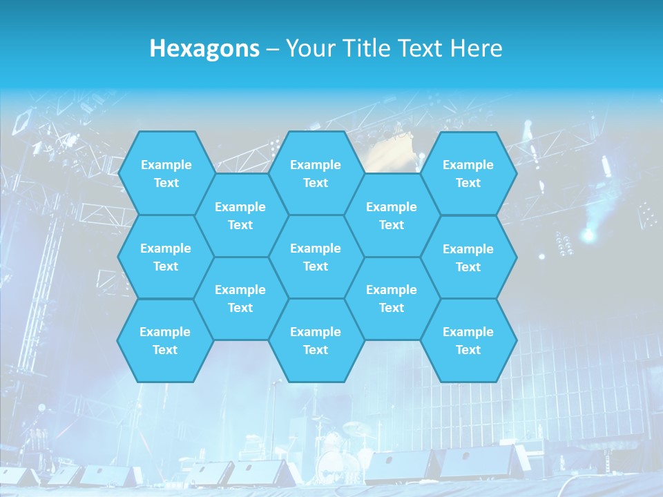 Equipment Showbiz Fest PowerPoint Template