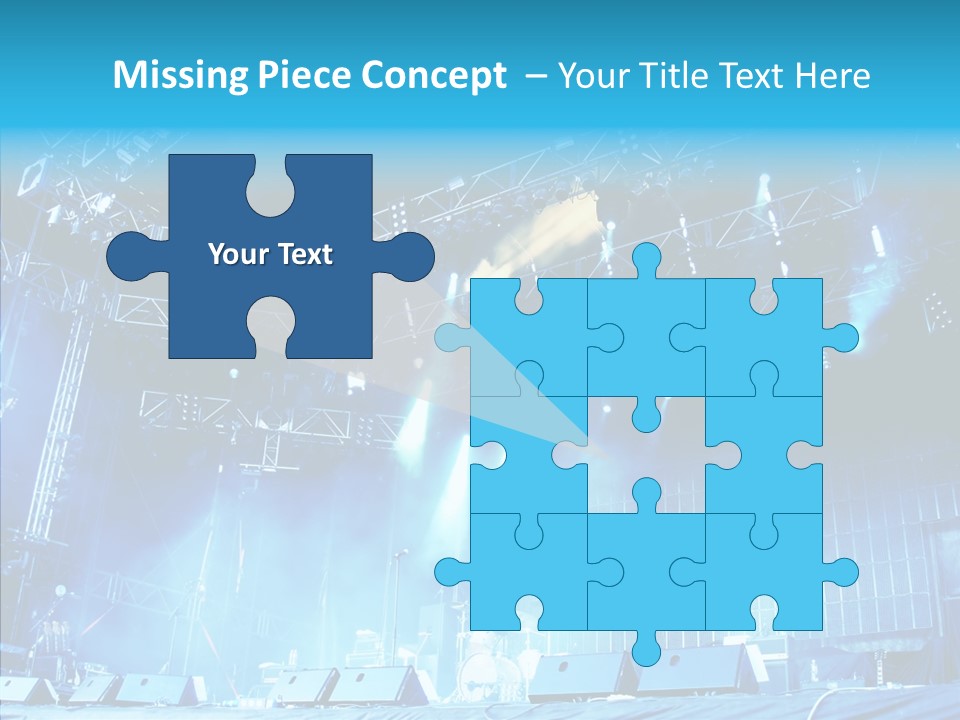 Equipment Showbiz Fest PowerPoint Template