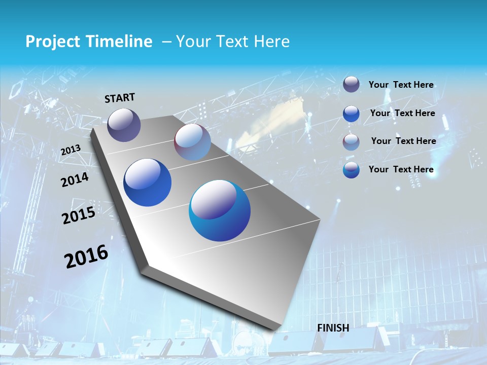 Equipment Showbiz Fest PowerPoint Template
