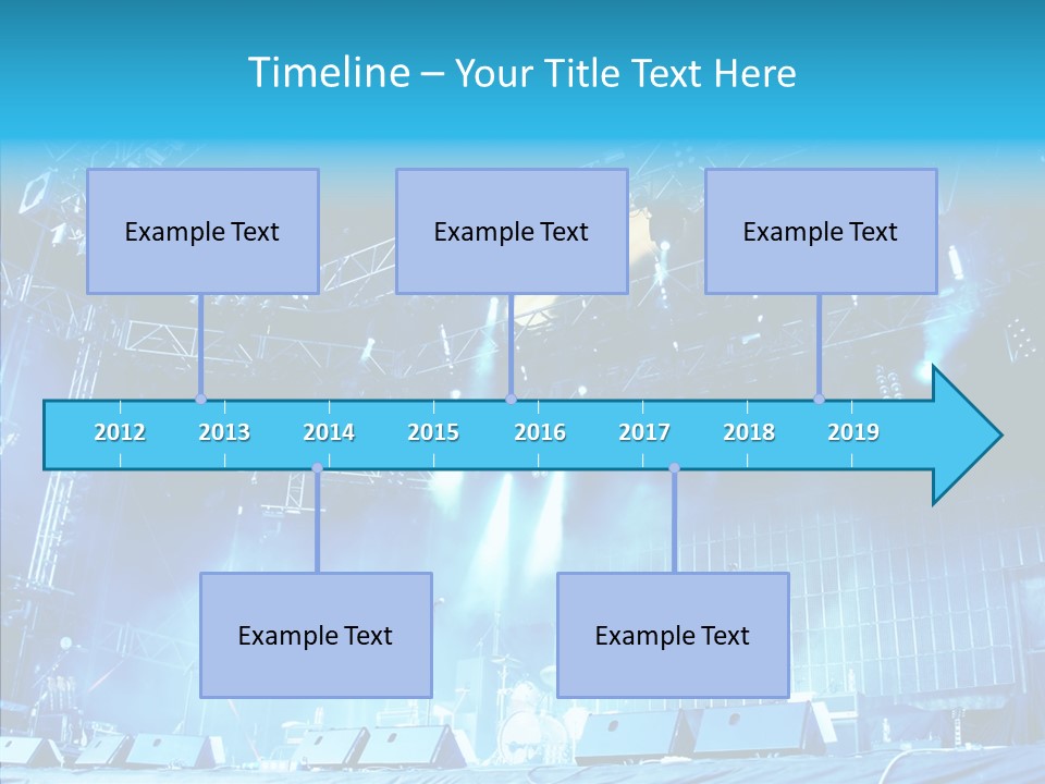 Equipment Showbiz Fest PowerPoint Template