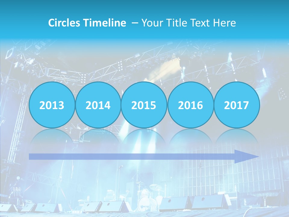 Equipment Showbiz Fest PowerPoint Template