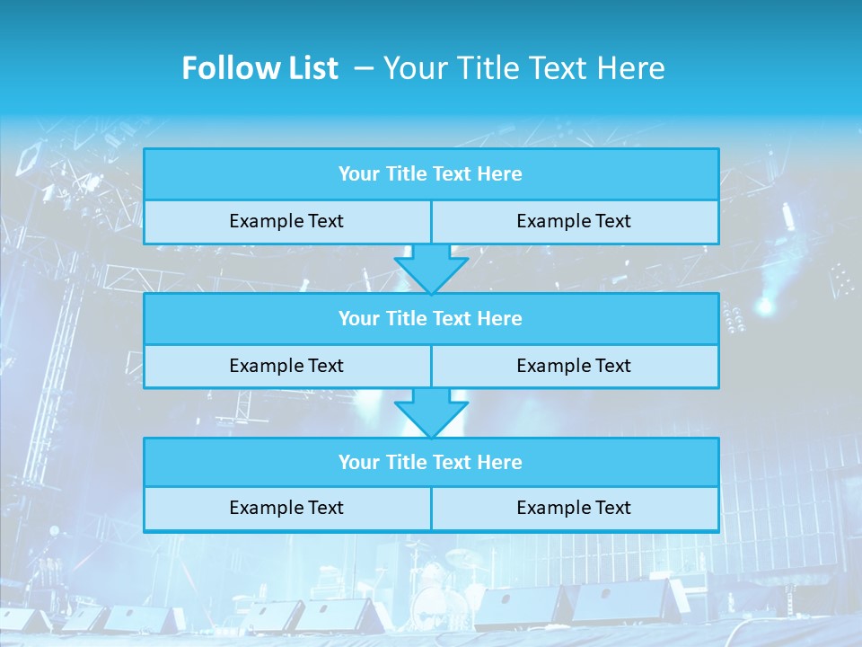 Equipment Showbiz Fest PowerPoint Template