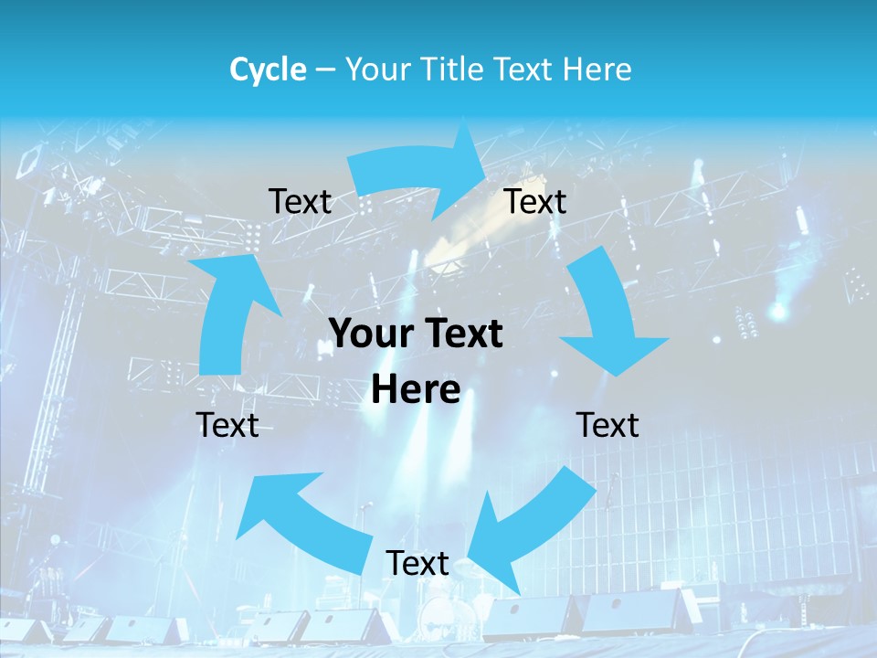 Equipment Showbiz Fest PowerPoint Template