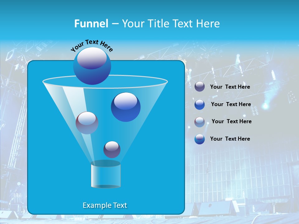 Equipment Showbiz Fest PowerPoint Template