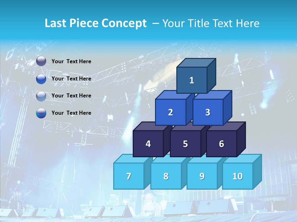 Equipment Showbiz Fest PowerPoint Template
