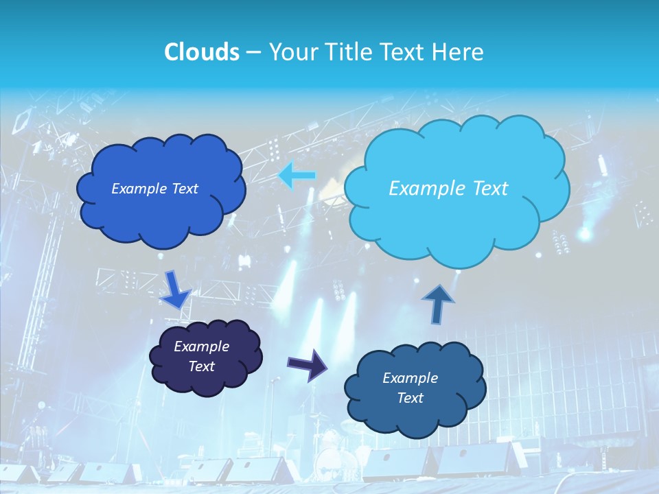 Equipment Showbiz Fest PowerPoint Template