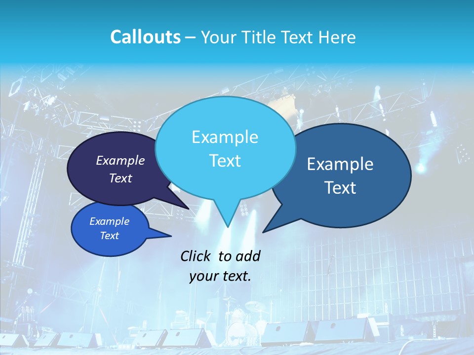 Equipment Showbiz Fest PowerPoint Template