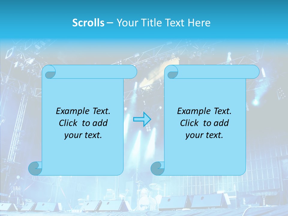 Equipment Showbiz Fest PowerPoint Template