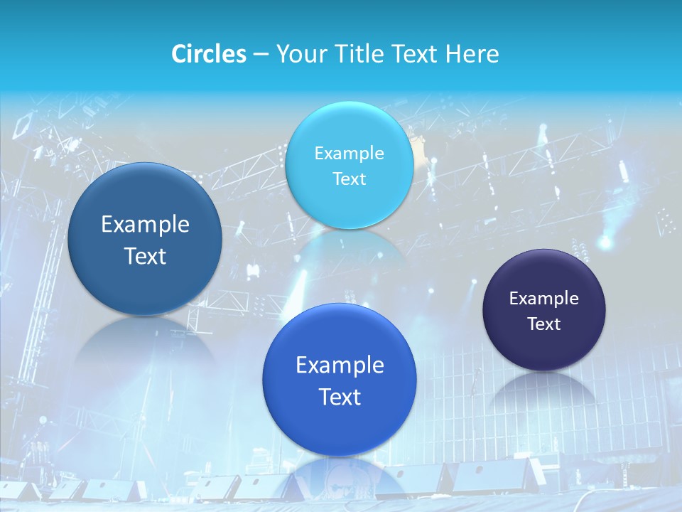 Equipment Showbiz Fest PowerPoint Template