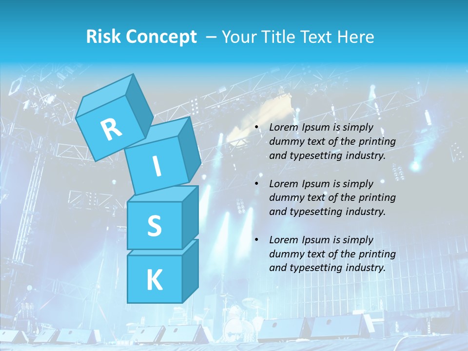 Equipment Showbiz Fest PowerPoint Template